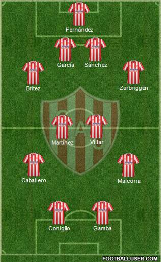 Unión de Santa Fe Formation 2015