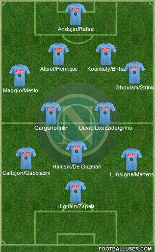 Napoli Formation 2015