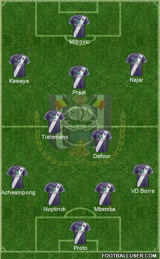 RSC Anderlecht Formation 2015