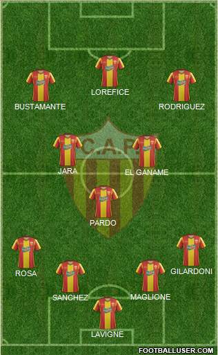 Club Atlético Progreso Formation 2015