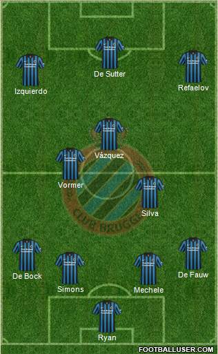 Club Brugge KV Formation 2015