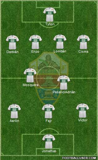 Elche C.F., S.A.D. Formation 2015