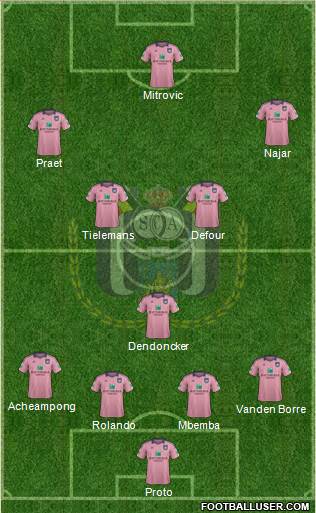RSC Anderlecht Formation 2015