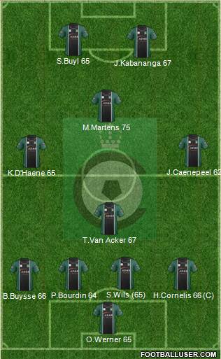 KSV Cercle Brugge Formation 2015