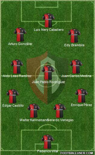 Club Deportivo Atlas Formation 2015