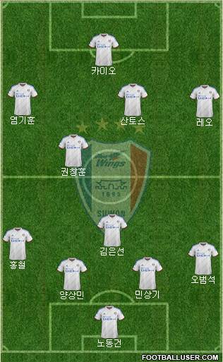 Suwon Samsung Blue Wings Formation 2015