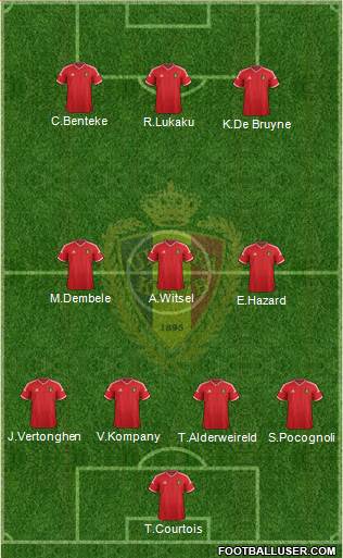 Belgium Formation 2015