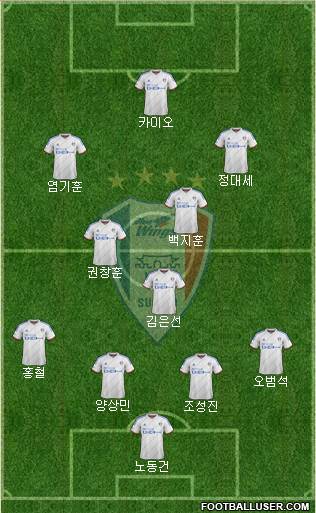 Suwon Samsung Blue Wings Formation 2015