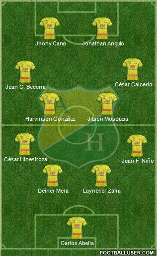 CD Atlético Huila Formation 2015