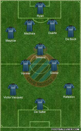 Club Brugge KV Formation 2015