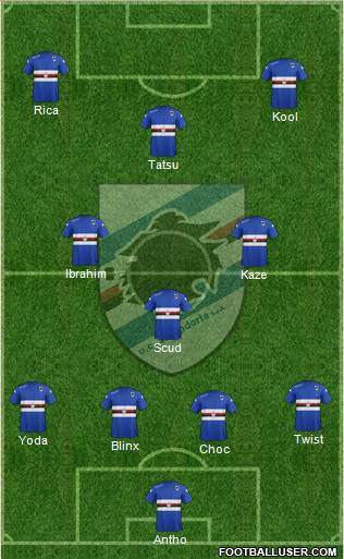Sampdoria Formation 2015