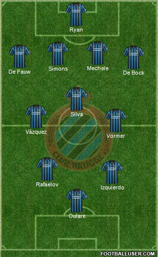 Club Brugge KV Formation 2015