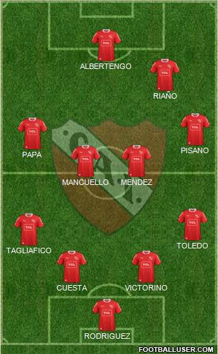 Independiente Formation 2015