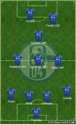 FC Schalke 04 Formation 2015