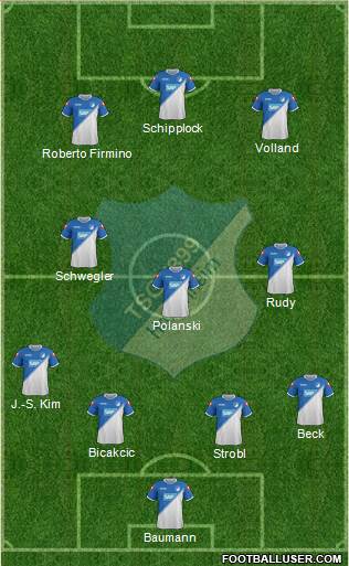 TSG 1899 Hoffenheim Formation 2015