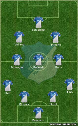 TSG 1899 Hoffenheim Formation 2015