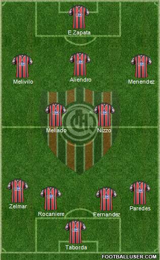 Chacarita Juniors Formation 2015