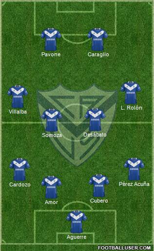 Vélez Sarsfield Formation 2015