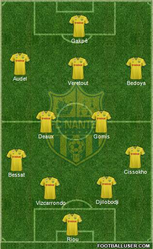 FC Nantes Formation 2015
