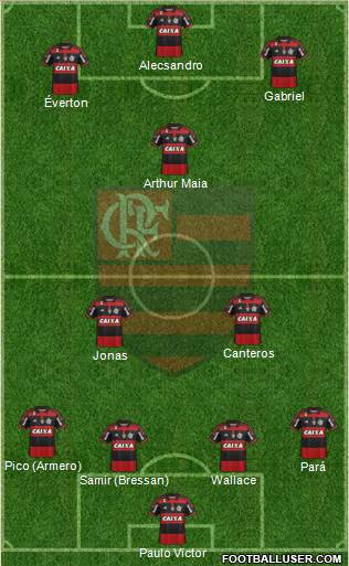 CR Flamengo Formation 2015