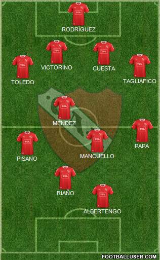 Independiente Formation 2015
