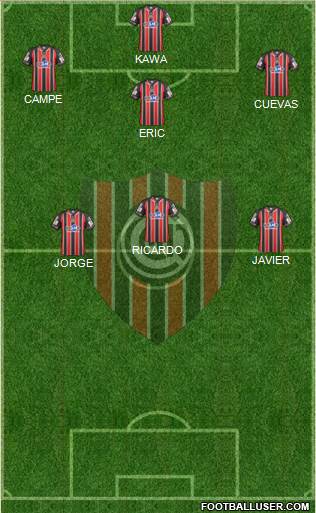 Chacarita Juniors Formation 2015