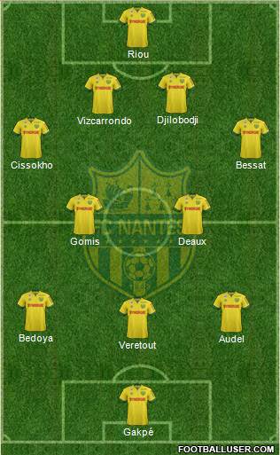 FC Nantes Formation 2015