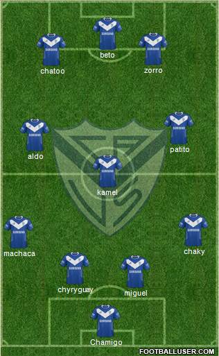 Vélez Sarsfield Formation 2015