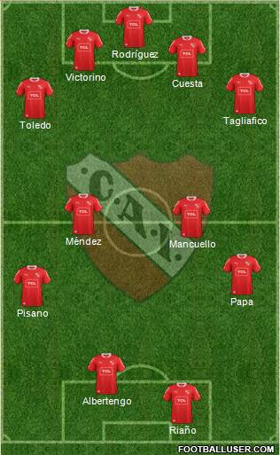 Independiente Formation 2015