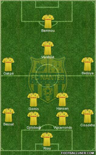 FC Nantes Formation 2015