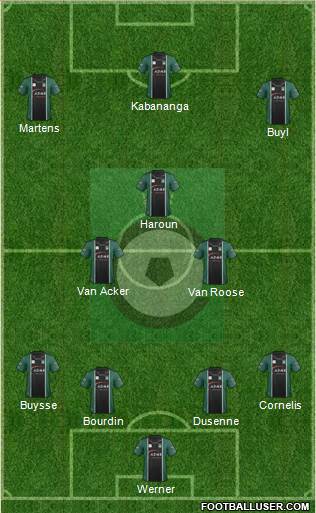 KSV Cercle Brugge Formation 2015
