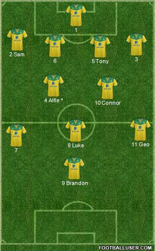 Norwich City Formation 2015