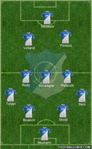TSG 1899 Hoffenheim Formation 2015