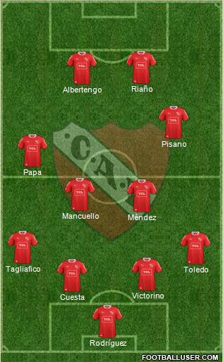 Independiente Formation 2015