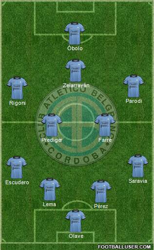 Belgrano de Córdoba Formation 2015