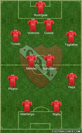 Independiente Formation 2015