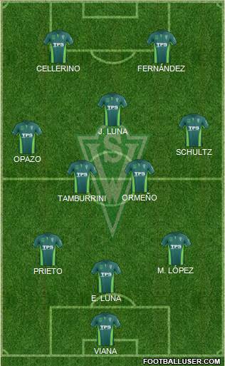 CD Santiago Wanderers S.A.D.P. Formation 2015