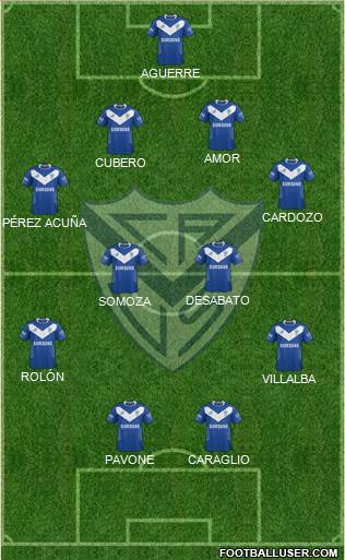 Vélez Sarsfield Formation 2015