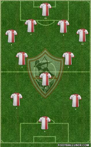 Zamalek Sporting Club Formation 2015