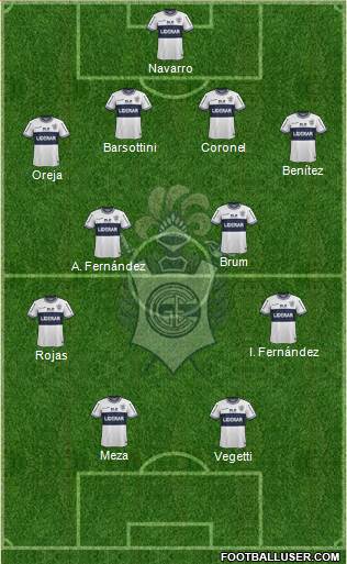Gimnasia y Esgrima de La Plata Formation 2015