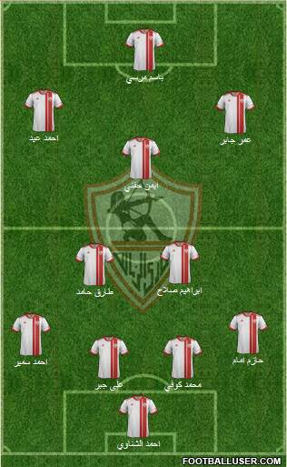 Zamalek Sporting Club Formation 2015