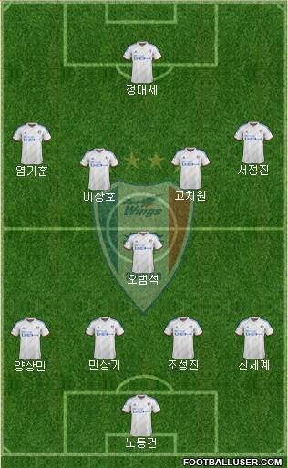 Suwon Samsung Blue Wings Formation 2015
