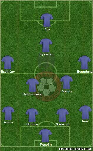 OGC Nice Côte d'Azur Formation 2015