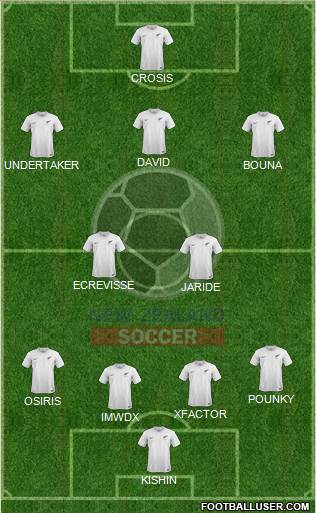 New Zealand Formation 2015