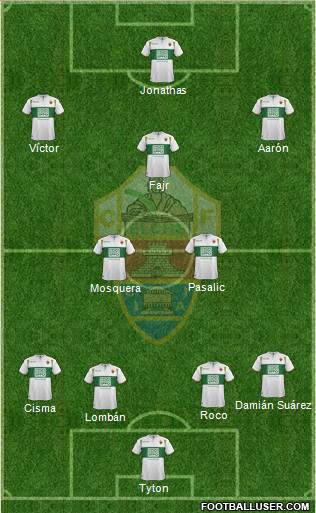 Elche C.F., S.A.D. Formation 2015