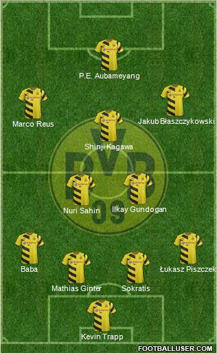 Borussia Dortmund Formation 2015