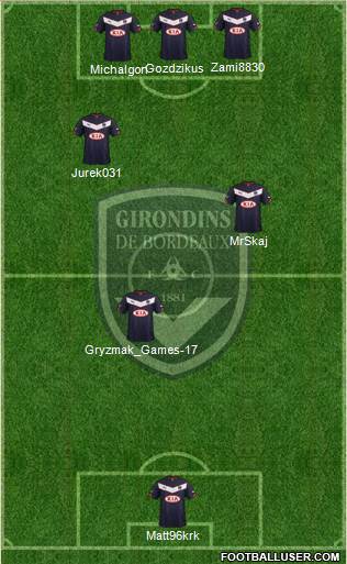 FC Girondins de Bordeaux Formation 2015