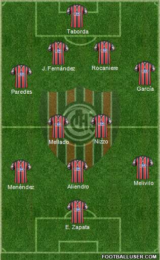 Chacarita Juniors Formation 2015