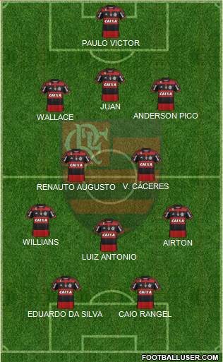 CR Flamengo Formation 2015