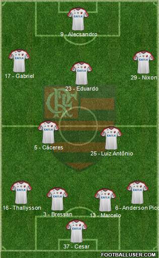 CR Flamengo Formation 2015